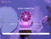 Tablet Screenshot of beingconnected.com.au